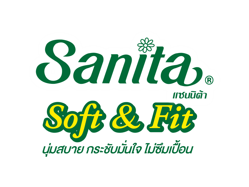 day-01_Soft&Fit-Maxi-24.5cm sanita แซนนิต้า sanitary pads ผ้าอนามัย day Soft&Fit Maxi 24.5cm