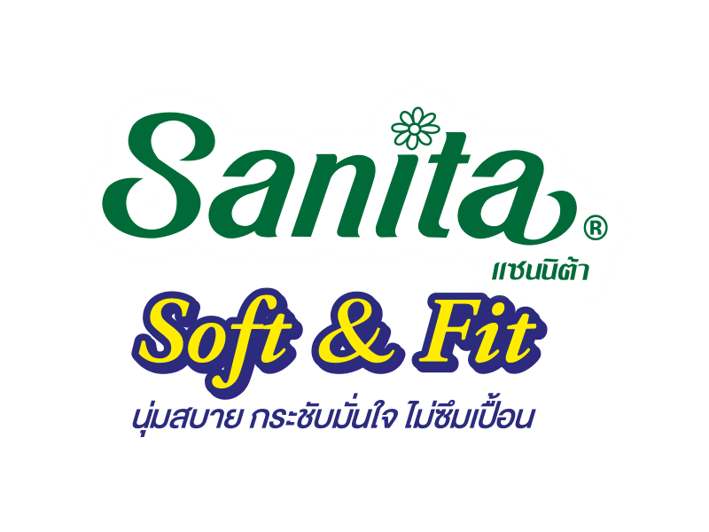 sanita แซนนิต้า sanitary pads ผ้าอนามัย day Soft&Fit Slim 24.5cm