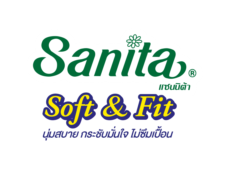 day-03_Soft&Fit-Slim-24.5cm sanita แซนนิต้า sanitary pads ผ้าอนามัย day Soft&Fit Slim 24.5cm