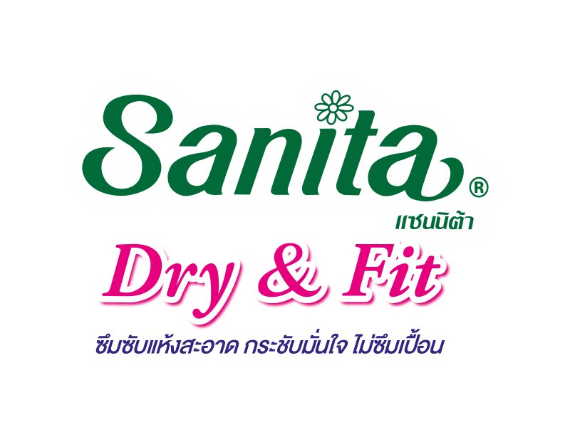 sanita แซนนิต้า sanitary pads ผ้าอนามัย day Dry&Fit Slim Wing 24.5cm