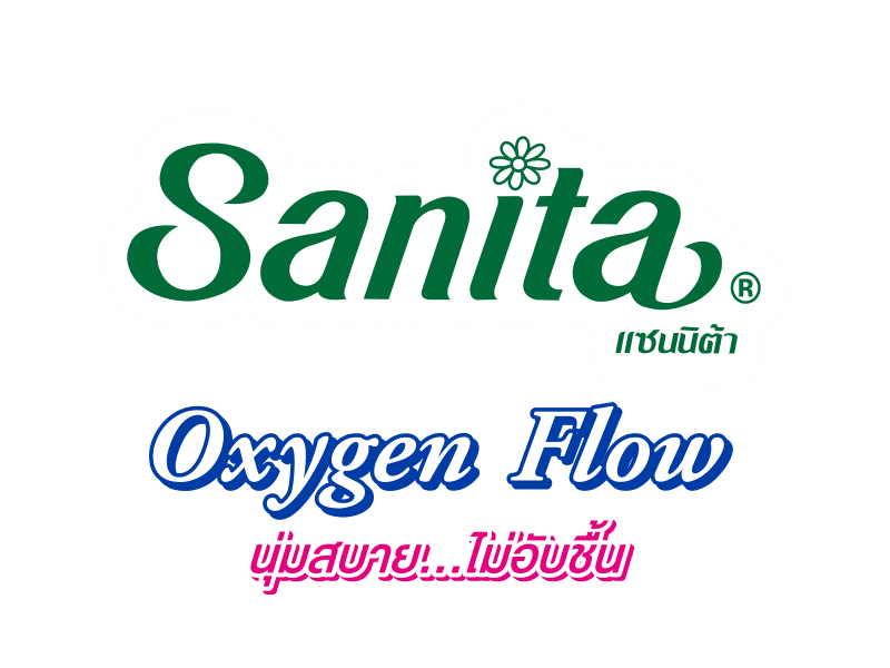 sanita แซนนิต้า liners แผ่นอนามัย Oxygen Flow 20ps