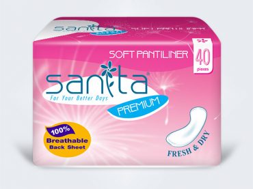 sanita แซนนิต้า sanitary pads ผ้าอนามัย Premium Soft Pantiliner 40ps