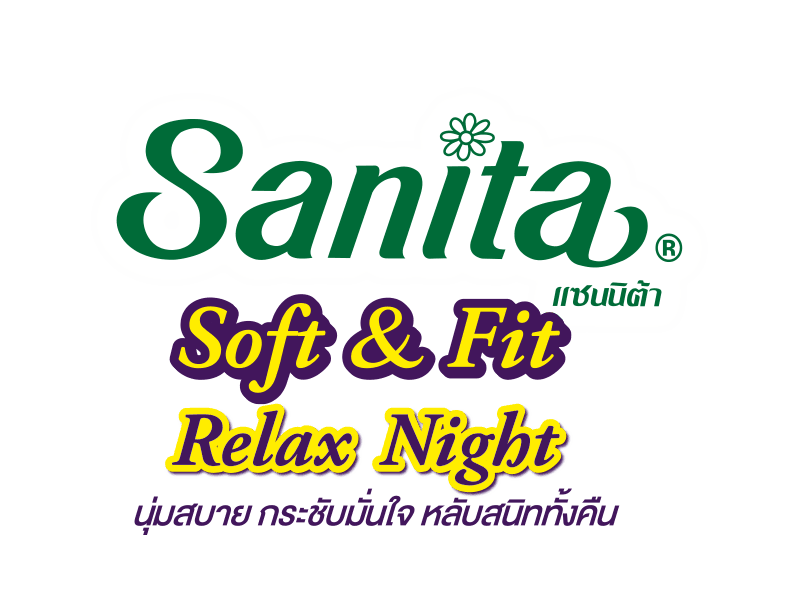 sanita แซนนิต้า sanitary pads ผ้าอนามัย night Soft&Fit Relax Night 29cm